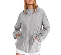 Cocila Coupe Vent DéContracté Et éLéGant Pour Femmes Avec Poches Fermeture éClair Coupe Soleil. Doudoune Duvet Grey Xl Veste En Jeans Veste Bi Matiere Blouson Moto Manteau Femmes Kaki Printemps