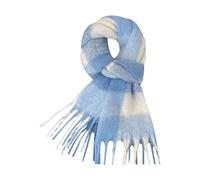 Cocila Écharpe D'Hiver Chaude Douce Pour Femmes D'Extérieur Décontractée Atmosphère Polyvalente Chale Femme Echarpe Hiver Foulard Blanc Noir Ado Bleu Grande Fille Coton Gris Blanche Laine