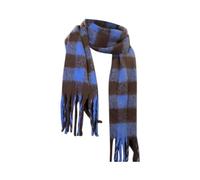 Cocila Écharpe Tricotée Tissée Pour Femmes Avec Motif À Carreaux Colorés Et Longues Franges Épaisses Hiver Chaud Chale Femme Foulard Rouge Echarpe Paillette Verte Oversize Chaude Luxe Marron