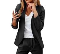 Cocila Ensemble éLéGant pour Femme Style Streetwear DéContracté Business Moderne Slim Sport Veste éTé Manteau Rose Black L Bomber Femmes Veste en Jean Femmes Grande Taille Vintage