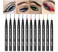 Cocila Eye-Liner à Séchage Rapide, Longue Durée Lot de 12 Eye-Liners Couleur Haute Précision Durable Facile à Colorier Eyeliner