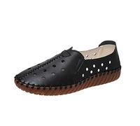 Cocila Femme Baskets Mode Chaussures Sport Respirant À Lacets Plates Décontractées Unisexe Léger Sportif Formateurs Basket De Marche Confortable Randonnée Pieds Larges Chaussure Été Basquette Le Noir