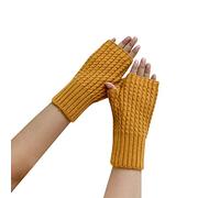 Cocila Femmes Automne Et Hiver Couleur Unie Multicolore Torsion Tricoté Demi-Gants En Laine Mitaine Homme Mitaines Noir Chaude Femme Gants De Conduite Noires Sport Pour Cachemire Enfant Chaud