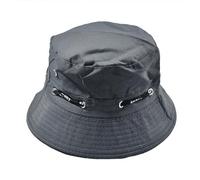 Cocila Femmes Casquette latérale Bush Soleil Seau Unisexe Hommes visière Chapeau de pêche Double Coton Boonie Casquettes Baseball Casquette Plate en Cuir (Navy One Size) Personnalisable