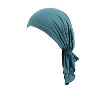 Cocila Femmes RéVersible RéGlable Perles Tresse Chapeau à Volants Cancer Wrap Cap Sommeil Casquettes Satin Doublé Cheveux Bonnets Casquette Hommes Humour (Green One Size) Bonnet ete Hommes Sport