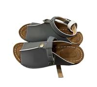 Cocila Femmes Tongs Flip Flops Pantoufles Été Chaussures De Plage Et Piscine D'Été Décontractées À Semelle Plate Avec Boucle Ceinture Creuse Sur Le Côté Pour Aponévrosite Orthopédiques Femme Grey