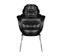 Cocila Gilet Court Pour Femmes Zipper Sans Manches à Capuche D'hiver Veste éPaissie Bubble Vest Jacket Manteau En Hiver (Black L) Veste Noire Jean Vestes De RandonnéE A Capuche