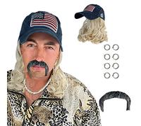 Cocila Hat Blonde Kids Clip avec Moustache Cosplay Et Adultes Exotic Wig d'oreilles Casquettes De Baseball Casquette pour Homme (Multicolor One Size) Bonnet Swag ado Fille Bonnet Visiere Femme