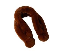 Cocila Hiver Écharpe Femelle Extérieur Chaud Imitation Lapin Deux Tube En Peluche Chale Femme Verte Echarpe Foulard Bleu Rouge Echarpes Noires Cachemire Ete Chaude Plaid Blanc Scarf Women Rose
