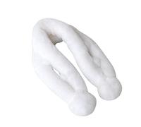 Cocila Hiver Écharpe Femelle Extérieur Chaud Imitation Lapin Deux Tube En Peluche Chale Femme Verte Echarpe Foulard Bleu Rouge Echarpes Noires Cachemire Ete Chaude Plaid Blanc Scarf Women Rose