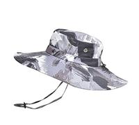 Cocila Hommes Alpinisme PêChe Camouflage Capuche Corde ExtéRieur Pliable DéContracté Seau Chapeau Casquettes Souples Homme (Black, One Size) Personnaliser Casquette Chapeau À Bord Large Bonnet
