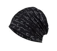 Cocila Hommes et Femmes Casquette de Baseball Automne Hiver Lettre Pull Chapeau Confortable Bonnet De Bain Enfant Garçon (Black, One Size) Visiere Femme Marque Chapeau Feutre Homme Gris Melon