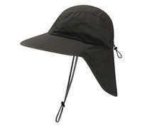 Cocila Hommes Femmes Alpinisme PêChe Camouflage Capuche Corde ExtéRieur Pliable DéContracté Seau Chapeau Casquette Noir Grande Marque (Green One Size) Casquette Pluie Homme Rose Femme Bonnet