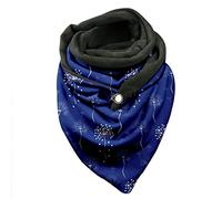 Cocila Impression D'Écharpe Multi-Usages Châle Écharpe Femme Rétro Cheche Bleu Marine Cashmere Scarves For Women Tube Homme Echarpe Chale Hiver Blanc Et Noir Chaude Longue Laine Cache Cou Coton