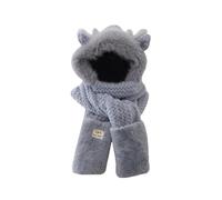 Cocila Kids Baby Girls Boys Winter Warm Soft Waxy Animal Pattern Velvet Cute Hat Pliable (Grey One Size) Casquette Camouflage Hommes Casquettes De Baseball Chapeau Melon Et Bottes Cuir Bonnet