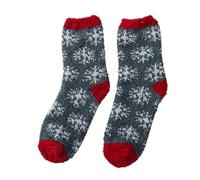 Cocila Lady Senior Plush Sleeping Socks Home Coral Velvet Christmas Chaussettes Coton Peigné Femme Running Chauffantes Sans Elastique Chaussette De Travail Hydratantes Chat Chaude Chaudes Homme