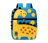 Cocila Lässig Sac À Dos Pour Enfant Commence La Saison Mignon Confortable Dinosaure Impression Étudiant Fermeture Éclair Dessin Animé D'École En Nylon Petite Fille Cartable Maternelle A Bleu ciel