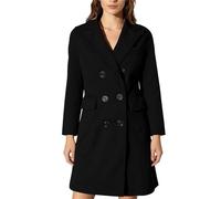Cocila Manteau En Laine Pour Femmes Long Polaire Veste D'hiver Col V éLéGant Duffle Coat Chaude Trench De (Black L) Veste Legere Femmes Ete Jacket D'ÉTé Printemps Cuir Doudoune Marron Vestes Moto