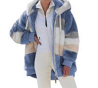 Cocila Manteau Polyesterzippertrip Girls D Hiver (Blue Xxxl) Blouson Femmes Mi Saison Veste Femmes Cuir Noir En Blouson Only Bi Matiere Bleu Marine Sans Manche Manches Blazer Jaune Doudoune Courte