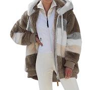 Cocila Manteau Polyesterzippertrip Girls D Hiver (Brown L) Bomber Femmes Veste Beige Femmes Blouson Printemps Ete Jeans Rouge Saharienne Only En Jean BrodéE Doudoune Duvet De Canard Cowboy