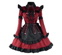 Cocila Médiévale Renaissance Robes Gothique du Petit Diable Tenue De