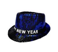 Cocila Men's and Women's Multi Color Sequins New Year's Jazz Hat Bucket Chapeaux Pointus (Blue One Size) Masque de Ski a Capuche Bonnet Cachemire Hommes Grand Hiver Noir Casquette Vert