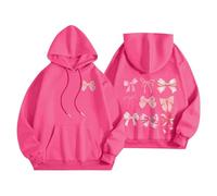 Cocila Mode Femmes Printemps 2025 Pull De Noel Famille 3 Personnalisable Femmes Rouge Chemisier Hiver Manteau Capuche Chaud Laine Vetement Grande Taille avec Poche pour Chat Silver Skull Sweats Pearl
