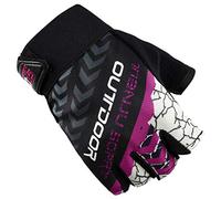 Cocila Moufles Porter des Serrés D'Équitation Unisex Absorption Antidérapante De Sport Extérieur Mitaines Thermiques Tricotées Mitaine Femme Rose Gants Chaud Gant Fingerless Gloves Hiver pour