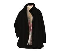 Cocila New Cardigan Button Down Coat Solid Color Hoodie Fleece Gilet Matelassé En Cuir (Black Xxxl) Blouson Cuir Femmes Veste ÉTé Femmes Jean Blanche Coupe Vent Only BrodéE Homme Manteau Japonais