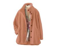 Cocila New Cardigan Button Down Coat Solid Color Hoodie Fleece Gilet Matelassé En Cuir (Pink Xxl) Bomber Femmes Bombers Taille 46 Veste Mi Saison Jean Grande Only Sport RandonnéE