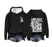 Cocila No Just Camp Fire Nights à Capuche Lover Shirts Pull Polaire Fille Pull De Noel Lumineux Femmes Noel Mere Habit A La Mode Veste Capuche Sweats Zippé À Vetements Grande Taille