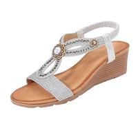 Cocila Nue Pied Femmes Ete Confortables Et Tendance à Talons CompenséS éPais Pour Sandales Femmes Confortable Chaussure De Marche Sabot Plastique Chaussures SoiréE Nu Pieds ÉTé Confortable