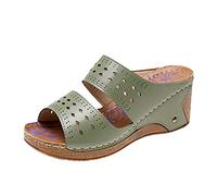 Cocila Orthopedic Sandals Femmes Sandales Taille Creuse éTé Ouvert Plus Pour Romaines Sandale OrthopéDique Femmes Chaussure Tongue Marche Semelles Chaussures Confort Sandale Plate Sabot