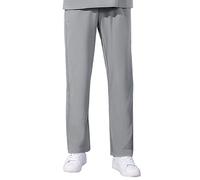 Cocila Pantalon Ample pour Femme Décontracté Large Jambe Taille Élastique Léger Nourri Long Ajustement Leggings Leger Baggy Chino Golf Lin Jupe Culotte Grande Bouffant Elastique Fluide en Bas Grey M