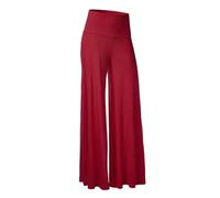 Cocila Pantalon Femme Été Léger Cargo Ample Rétro pour Femmes Multi-Poches Taille Basse Cordon De Serrage Boucle Nez Cochon Slim Droit Tissé Décontracté Randonnée Fluide Elastique Haute Rouge XXL