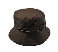 Cocila Pêche Femmes Hommes visière latérale Double Casquette Coton Chapeau Bush Unisexe Soleil Seau Boonie Casquettes de Baseball Casquette Chasse avec Lampe (Coffee One Size) Boule Petanque