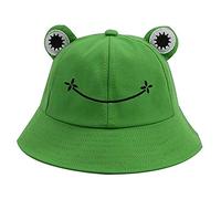 Cocila PêChe Photographie Seau Chapeau Mignon RandonnéE Chapeaux Animaux Plage Casquettes De Baseball BéRet Casquette Plate (Green One Size) Chapeau Feutre Femme Souples Femme Homme Noir Fete
