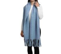 Cocila Popular Thickened Warm Scarf With Tassel Shawl For Women Écharpe Châle D'Hiver Grosse Echarpe Longue Femme Blanche Allée Du Foulard Rouge Blanc Bleu Rose Noire Chaude Noel Hiver Fushia