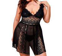 Cocila Promo Et Ventes Flash Dessous Femme Tres Sexy Grande Taille Lingerie Tenue Cuir pour Femme Body en Resille Rhinestone Scintillant Vêtements Femme Robe Offre De Mes Commandes