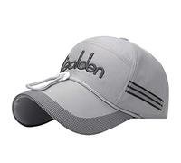 Cocila Queue De Cheval Casquette Baseball Dry Quick Cap Hat 360 Flashback Réfléchissant The for A Running Sports Caps Cotton Femme Homme Vintage Sport Chapeaux Casquettes Golf Chapeau Snapback Grey