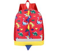 Cocila Sac À Dos Respirant Pour Filles Et Garçons D'Étudiant De Saison Scolaire Queue Drôle Motif Dinosaure Mignon Dessin Animé Enfants Coloré Petit A Maternelle Enfant Garcon Bebe Ecole Fille Rouge