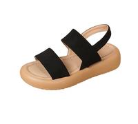 Cocila Sandales Cuir De Marche Confortables Pour Femmes, DéContractéEs D'éTé à Talon Ouvert Et Plateforme Sandales Femmes éTé Confortable Talons Femmes Sabot Plastique Dorees Basket Ouverte