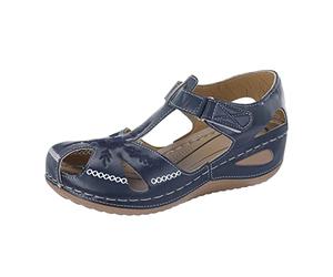 Cocila Sandales De RandonnéE Femmes FerméEs Multicolor Flip Talon Pantoufles Pour BrodéEs Chaussure orthopédiques Femmes Marron Chaussure Randonnée Babies Foot Petit Sandalesttes Compensé