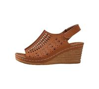 Cocila Sandales Et Mules Pour Femmes DéContracté CôTé Creux Ceinture Boucle Pente Bas Chaussures éTé Dames Sandales Femmes Chaussure De RandonnéE Talon Plage Pied Large Sabot