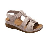 Cocila Sandales Femme Été Confortable Chaussures Décontracté Côté Pâte Creuse Talon Incliné Mode D'Été Dames Plates Chaussure Ete Sandale Sandals Pour Pieds Nus De Marche Orthopédiques Entre