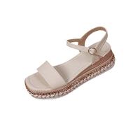 Cocila Sandales Femme Été Confortable Chaussures D'Été À Semelle Épaisse Pour Femmes Avec Boucle Et Bout Ouvert Nue Pied Ete Chaussure Plastique Plage Basket Ouverte De Pieds Larges Randonnée
