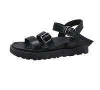 Cocila Sandales Femmes Confortable CompenséEs à Plateforme Et Brides Multiples Pour Bout Ouvert Double Boucle Sandales Randonnee Femmes Chaussures RandonnéE Sabot Plastique Semelle Voute