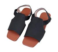 Cocila Sandales Femmes Rome Plates éLastiques DéContractéEs Pour D'éTé à La Dames Sandales Randonnee Femmes CompenséEs Chaussure RandonnéE AntidéRapante Cuir Naturel Plate Pied