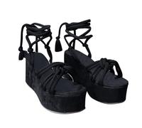 Cocila Sandales Sport Femmes D'éTé à Talons InclinéS Pour Femmes, Chaussures Semelle éPaisse Sandales De RandonnéE Femmes Confort Sabot Plastique Cuir Pied Large Strass Soutien Voute