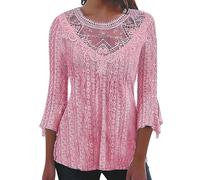 Cocila Soldes Blouse Ete Femme Tunique Chinoise Femme Habit A La Mode Pull Chauve Souris Fluide ÉTé Longue Col V T Shirts Manche Coton Haut De SoiréE Paillettes Vetement Chemisier Noir Chemise Lin en